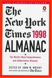 Cover of: The New York Times Almanac 1998: The World's Most Comprehensive and Authoritative Almanac (New York Times Almanac)