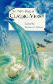 Cover of: Puffin Bk of Classic Verse