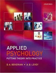 Applied psychology by D. A. Bekerian, Archibald B. Levey