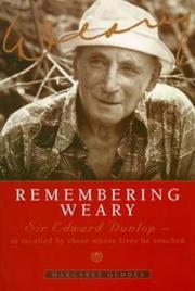 Cover of: Remembering Weary