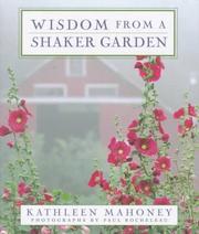 Cover of: Wisdom from a Shaker garden