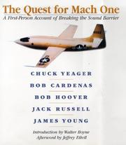 Cover of: The Quest for Mach One: A First-Person Account of Breaking the Sound Barrier (Penguin Studio Books)