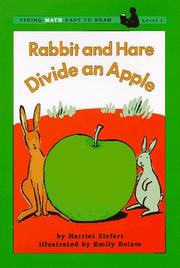 Rabbit and Hare Divide an Apple by Harriet Ziefert