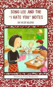 Cover of: Song Lee and the "I hate you" notes by Suzy Kline