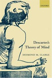 Cover of: Descartes's theory of mind