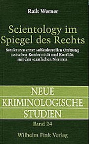 Cover of: Scientology im Spiegel des Rechts by 