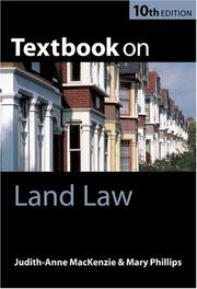 Cover of: Textbook on Land Law (Textbook on) by Judith-Anne Mackenzie