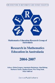 Cover of: Research in Mathematics Education in Australasia 2004 - 2007