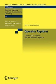 Cover of: Operator Algebras: Theory of C*-Algebras and Von Neumann Algebras