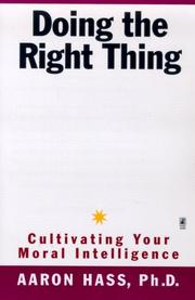 Cover of: Doing the Right Thing | Aaron Hass
