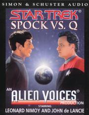 Front cover of The Spock Vs.Q by Unknown