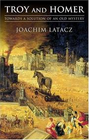 Cover of: Troy and Homer by Joachim Latacz