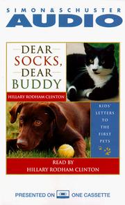 Cover of: DEAR SOCKS, DEAR BUDDY by Hillary Rodham Clinton