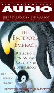 Cover of: The Emperor's Embrace: Reflections on Animal Families and Fatherhood