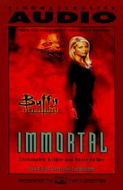 Cover of: Buffy the Vampire Slayer: Immortal (Buffy the Vampire Slayer)