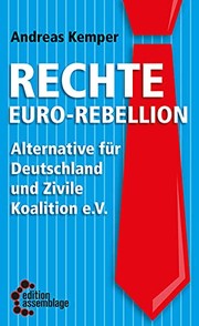 Cover of: Rechte Euro-Rebellion by Andreas Kemper