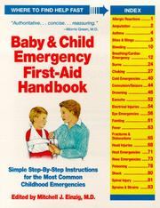 Cover of: Baby & Child Emergency First-Aid Handbook by Mitchell J. Einzig