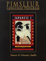 Cover of: Japanese I (Comprehensive)