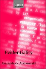 Cover of: Evidentiality by A. I͡U Aĭkhenvalʹd