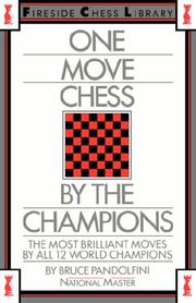 Cover of: One-move chess by the champions