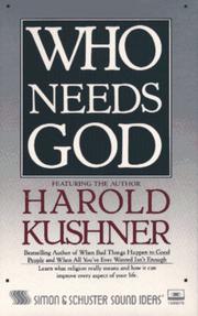 Cover of: Who Needs God? Cassette