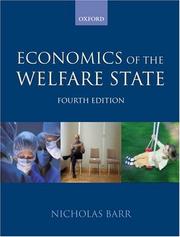 Cover of: The economics of the welfare state