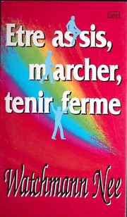 Cover of: Être assis, marcher, tenir ferme by 