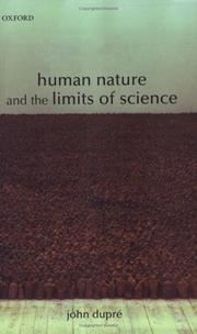 Cover of: Human nature and the limits of science