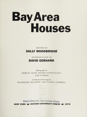 Cover of: Bay area houses
