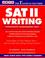 Cover of: SAT II writing