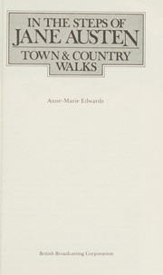 Cover of: In the steps of Jane Austen: town and country walks