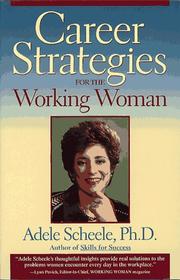 Cover of: Career strategies for the working woman