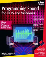 Cover of: Programming sound for DOS and Windows