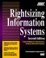 Rightsizing information systems by Steven L. Guengerich