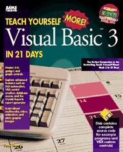 Cover of: Teach yourself more Visual Basic 3 in 21 days