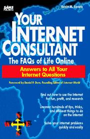 Cover of: Your Internet consultant by Kevin Savetz