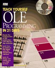 Cover of: Teach Yourself Ole Programming in 21 Days/Book