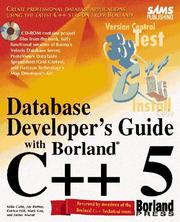 Cover of: Database developer's guide with Borland C++5 by Mike Cohn ... [et al.].