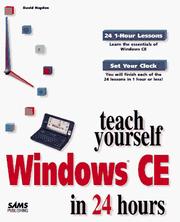 Cover of: Teach yourself Windows CE in 24 hours