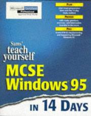 Cover of: Teach Yourself McSe Windows 95 in 14 Days by Marcus W. Barton