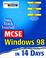 Cover of: Sams teach yourself MCSE Windows 98 in 14 days