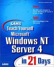 Cover of: Sams Teach Yourself Windows NT Server 4 in 21 Days