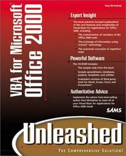 Cover of: Visual Basic for applications for Office 2000 unleashed