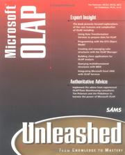 Cover of: Microsoft Olap Unleashed by Timothy Peterson, Jim, Ph.D. Pinkelman