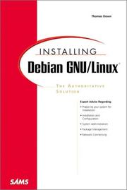 Cover of: Installing Debian GNU/Linux (Other Sams) by Thomas Down, Thomas Down