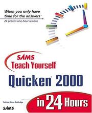 Cover of: Sams teach yourself Quicken 2000 in 24 hours