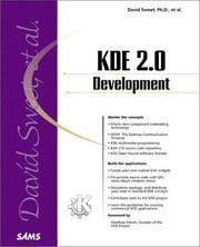 Cover of: KDE 2.0 Development | David Sweet