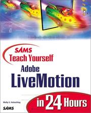Cover of: Sams teach yourself Adobe LiveMotion in 24 hours