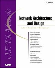 Cover of: Network architecture and design: a field guide for IT consultants