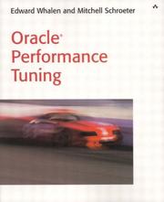 Cover of: Oracle Performance Tuning by Edward Whalen, Mitchell Schroeter
